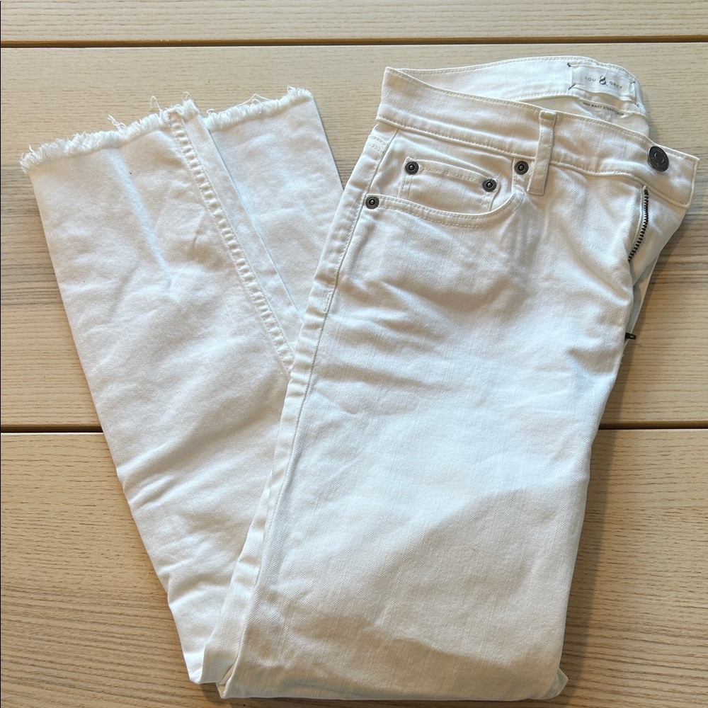 Loft Lou & Grey White Jeans